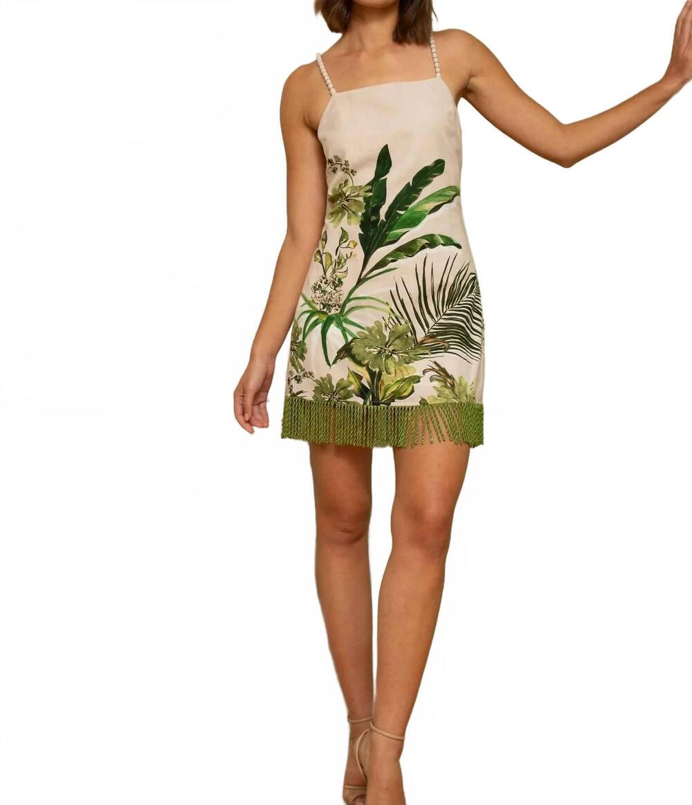 NEW ANNA CATE parker mini dress in botanic
